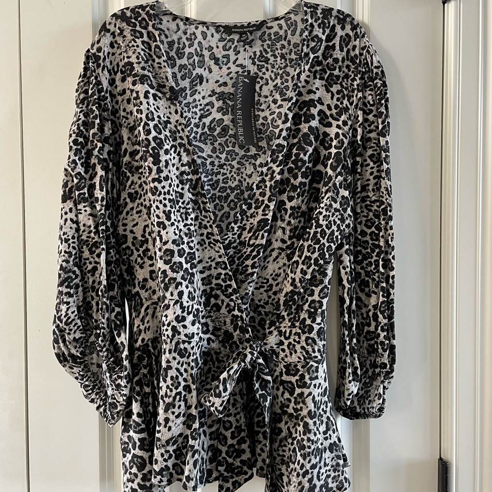 NWT Banana Republic Wrap Blouse